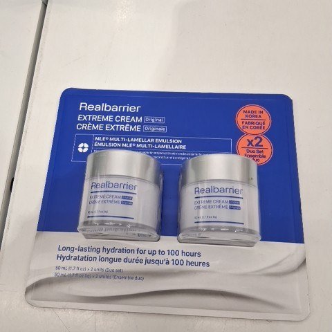 2PK REALBARRIER EXTREME CREAM - FOR LONG-LASTING HYDRATION FOR UP TO 100 HOURS - 50ML EACH image 2
