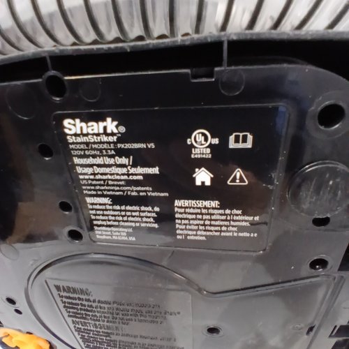 SHARK PORTABLE STAIN STRIKER CARPET CLEANER & UPHOLSTERY CLEANER WITH 4 CLEANING TOOLS - GREY/BLUE (MODEL: PX202BRN) image 4
