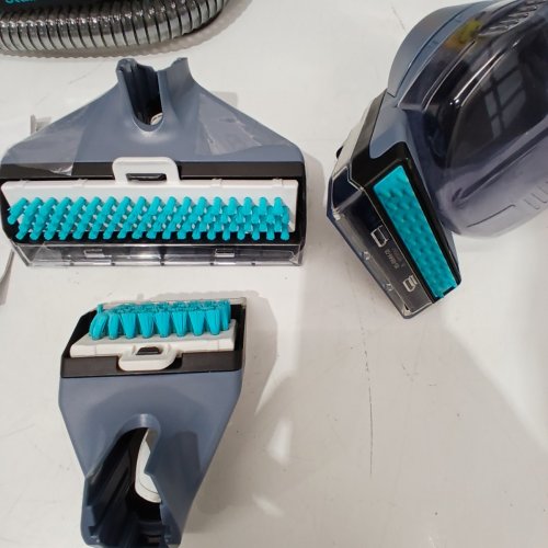 SHARK PORTABLE STAIN STRIKER CARPET CLEANER & UPHOLSTERY CLEANER WITH 4 CLEANING TOOLS - GREY/BLUE (MODEL: PX202BRN) image 6