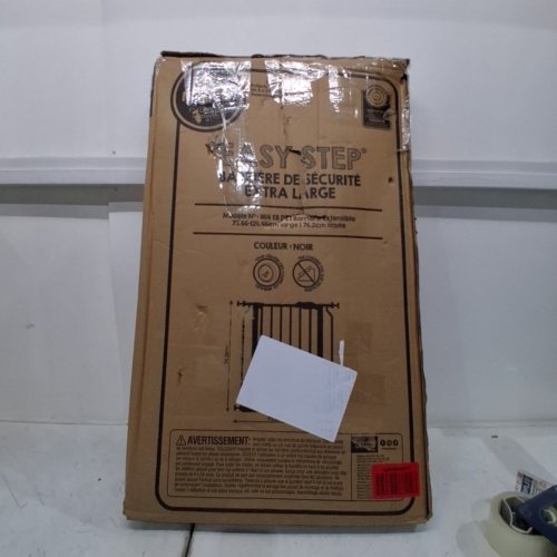 REGALO EASY STEP EXTRA WIDE SAFETY GATE - 29-49" X 30" - BLACK (MODEL: 1164 EB DS) image 4