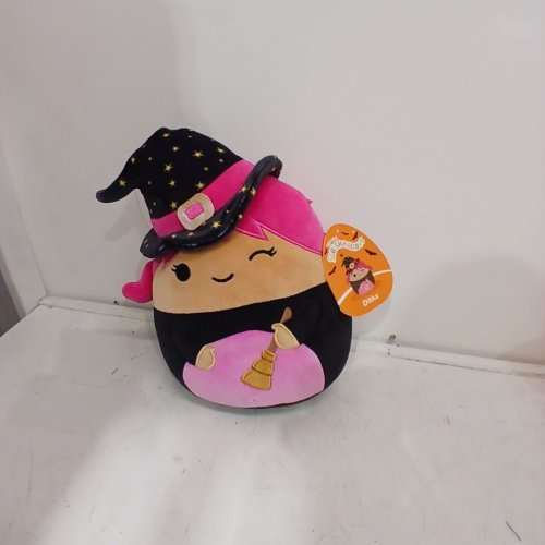SQUISHMALLOWS GITKA WITCH PLUSH - 8" - BLACK & PINK image 2