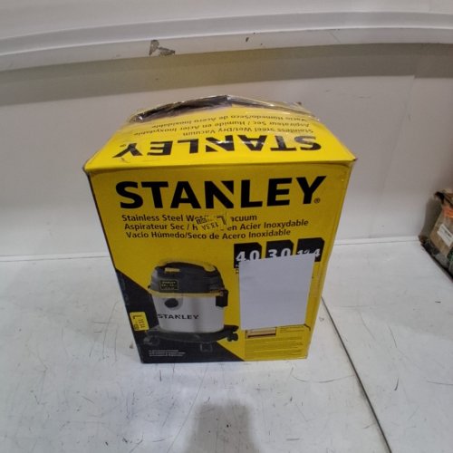 STANLEY STAINLESS STEEL WET/DRY SHOP VACUUM- 3GAL - BLACK/YELLOW (MODEL: SL18136) image 7