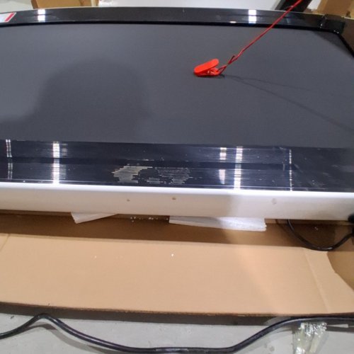 COSTWAY SUPERFIT FOLDING TREADMILL WITH REMOTE - APP SPEAKER - LED DISPLAY - 2.25 H/P WITH 7.5MPH TOP SPEED - WHITE (MODEL: SP37591SH-WH) image 5