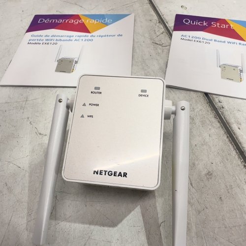 NETGEAR WIFI RANGE EXTENDER - COVERAGE UP TO 1200 SQ.FT. AND 20 DEVICES WITH AC1200 DUAL BAND WIRELESS SIGNAL BOOSTER & REPEATER - (MODEL: EX6120) image 4