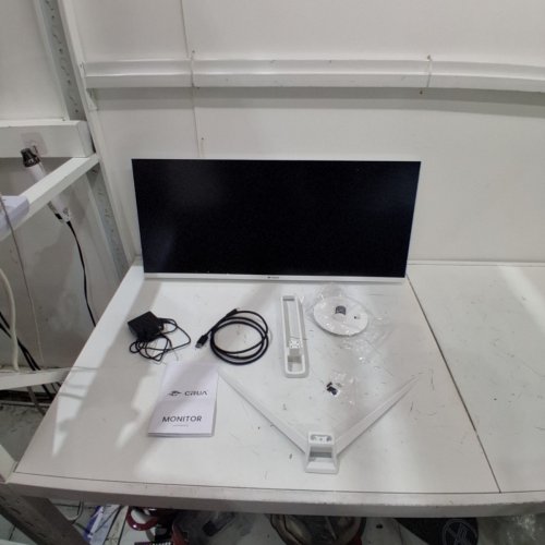 CRUA ULTRAWIDE GAMING MONITOR WITH BUILT-IN SPEAKERS - 34" - 165HZ - WHITE (MODEL: CR340D) image 3