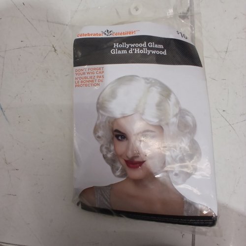 WOMEN'S WAY TO CELEBRATE HOLLYWOOD GLAM WIG - OSFM - BLONDE image 2