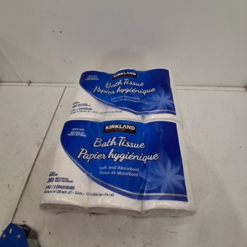 12PK KIRKLAND SIGNATURE 2-PLY WIDE BATHROOM TISSUE / TOILET PAPER - WHITE (MODEL: 6262016) image 2