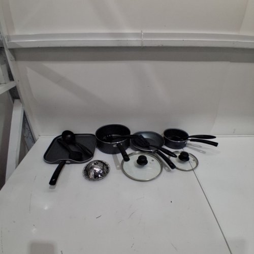 12PC TRAMONTINA NONSTICK COOKWARE SET - BLACK (MODEL: 80119/545) image 3