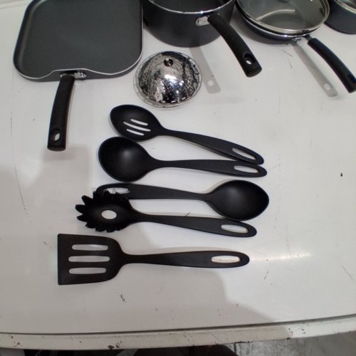 12PC TRAMONTINA NONSTICK COOKWARE SET - BLACK (MODEL: 80119/545) image 4