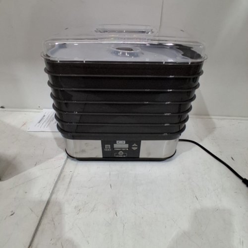 WESTON 6-TRAY BLACK FOOD DEHYDRATOR WITH TEMPERATURE SENSOR - 500W - BLACK (MODEL: 75-0401-W) image 3