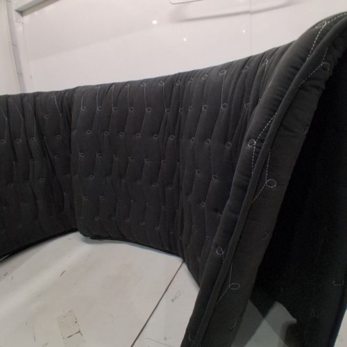 VIBE BEAR PREMIUM FOAM JAPANESE FUTON FLOOR MATTRESS (OR MATTRESS TOPPER) - 80" X 54" - BLACK image 3