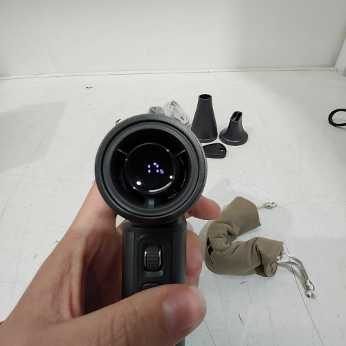 JISULIFE HANDHELD RECHARABLE FAN ULTRA 2 - WITH FLASHLIGHT - 100 SPEED GEARS - 9000MAH BATTERY - 18W POWER BANK- GREY image 3