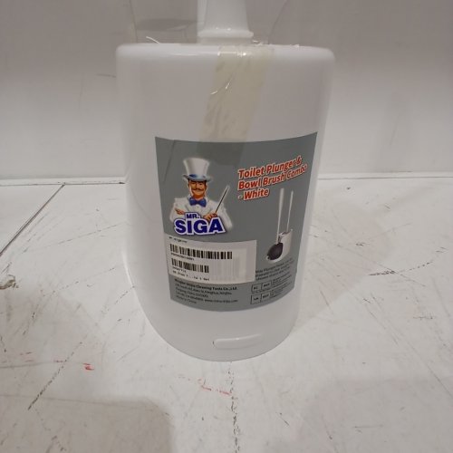 MR. SIGA TOILET PLUNGER AND BOWL BRUSH COMBO - WHITE image 2