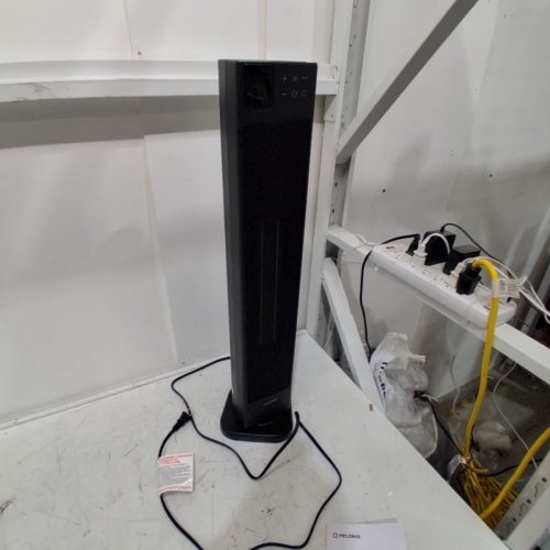 PELONIS CERAMIC TOWER SPACE HEATER WITH ADJUSTABLE THERMOSTAT, 75° OSCILLATION, AND 12H TIMER - 30" - 1500W - BLACK (MODEL: PHT30D7BBC) image 5