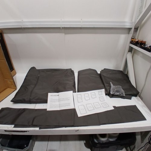 SOJAG VENTURA CURTAINS FOR GAZEBO WITH ZIPPERS 10FT X 14FT -GREY image 2