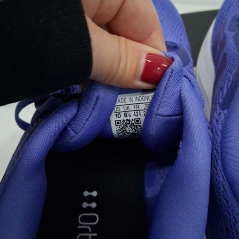 WOMEN'S ADIDAS RUNNING SHOES - SIZE 10 - PURPLE (STYLE: KJ1777) image 4