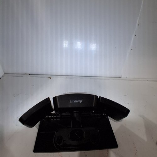 INTELAMP SOLAR POWERED DUAL MOTION SENSOR LED LIGHTING DUSK TO DAWN SECURITY FLOODLIGHT - 9/8FT/1200 LM/6000MAH - BLACK (MODEL: YL002-12B) image 2