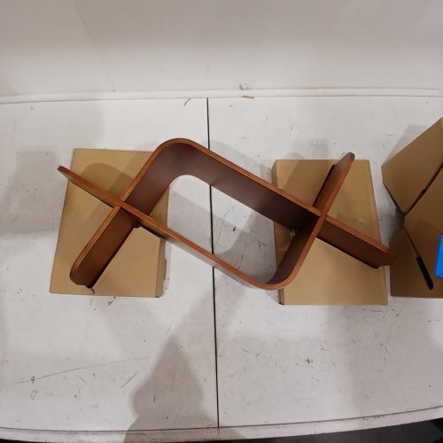 UMBRA MONTAGE WALL MOUNTED SHELF - 24.5" X 18.5" X 6" - LIGHT WALNUT (MODEL: 1017571-1055) image 2