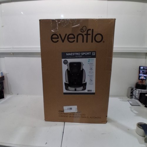EVENFLO 2-IN-1 MAESTRO SPORT BOOSTER CAR SEAT - 22LBS TO 110LBS MAX - GRANITE (MODEL: 34912203C) image 5