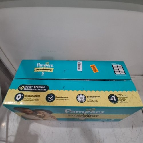 100PK PAMPERS SWADDLERS UP TO 100% LEAKPROOF BABY DIAPERS - SIZE 5 image 3
