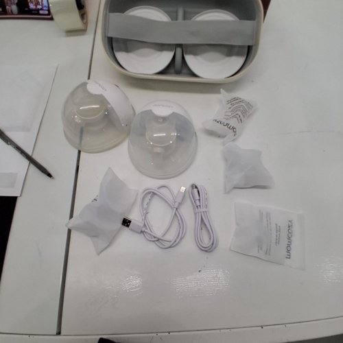 MOMCOZY M5 SMART WEARABLE BREAST PUMPS WITH APP CONTROL - WHITE (MODEL: BP380) image 4