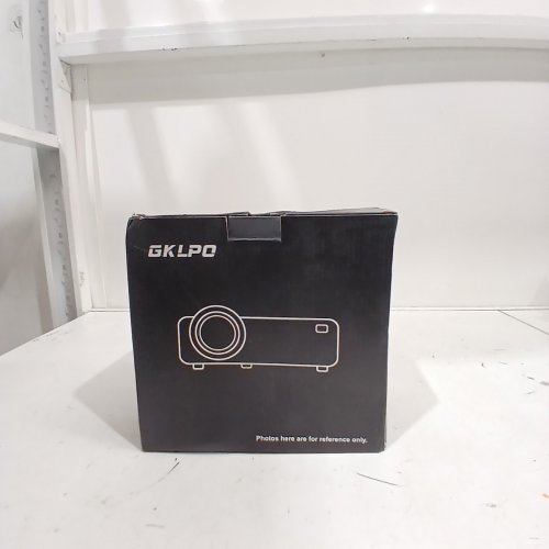 GKLPO PROFESSIONAL MINI VIDEO PROJECTOR WITH SCREEN, WIFI, AND BLUETOOTH - WHITE (MODEL: DR06) image 6