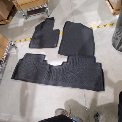 3PC CREEKT ALL WEATHER FLOOR MATS - 2023-2025 KIA SPORTAGE (NOT HYBRID MODELS) - BLACK image 2