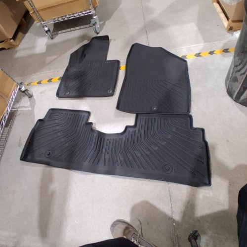 3PC CREEKT ALL WEATHER FLOOR MATS - 2023-2025 KIA SPORTAGE (NOT HYBRID MODELS) - BLACK image 3
