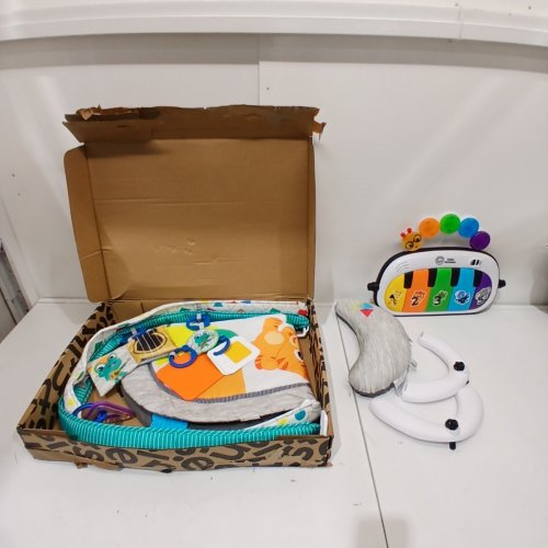 BABY EINSTEIN 4-IN-1 KICKIN' TUNES MUSIC ACTIVITY GYM PLAY MAT image 2