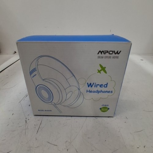 KIDS MPOW CH6S WIRED OVER-EAR HEADPHONES WITH 85DB/94DB VOLUME LIMITER AND IN-LINE MIC - PINK / WHITE (MODEL: BH297B) image 2