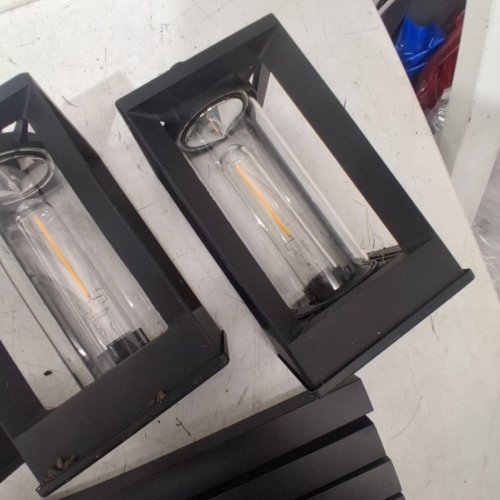 4PK GTX NATURALLY SOLAR POWERED 25LM PATHWAY LIGHTS - 4"X4"X23"- BLACK (MODEL: 1937955) image 5