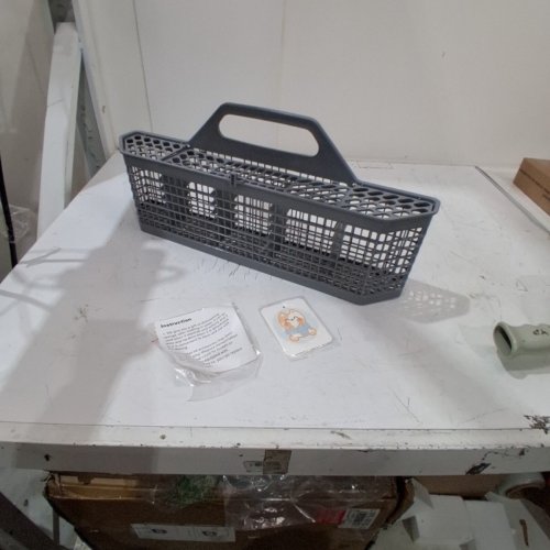 UNIVERSAL DISHWASHER SILVERWARE BASKET - GREY image 2
