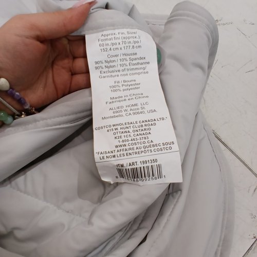 BELOW ZERO COOLING THROW BLANKET - 60" X 70" - HEATHER GREY (MODEL: 1991350) image 3
