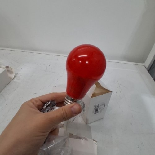 4PK LAMPTOBE LED SLEEP LIGHT BULBS - A19 - E26 - 9W - RED image 2