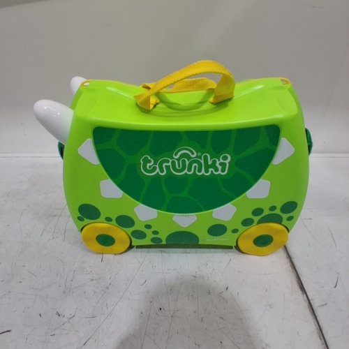 KID'S TRUNKI RIDE-ON SUITCASE - 18.5" X 8" X 12.5" - 18L - DUDLEY THE DINOSAUR GREEN (MODEL: TRU-SUI-WW-ZZ-06 / 0066) image 2