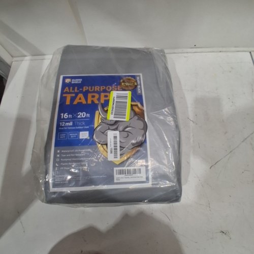 GUARD SHIELD HEAVY DUTY WATERPROOF ALL-PURPOSE TARP - 16FT X 20FT - SILVER image 4