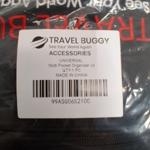 TRAVEL BUGGY MULTI POCKET ORGANIZER FOR WHEELCHAIR - BLACK (MODEL: V2) image 5