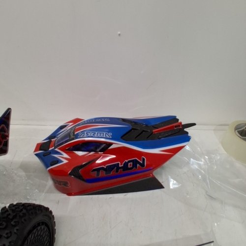 1/8 TYPHON MEGA 665 4X4 RTR BRUSHED BUGGY - RED\BLUE (MODEL:ARA4206V4T3) image 4