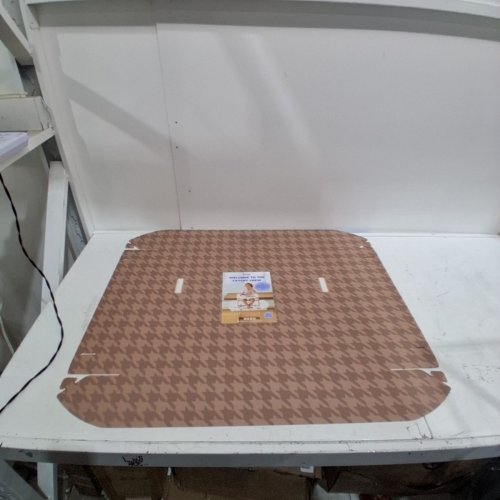 CATCHY HIGH CHAIR FOOD CATCHER - CATCHER ONLY - MOCHA HOUNDSTOOTH image 2