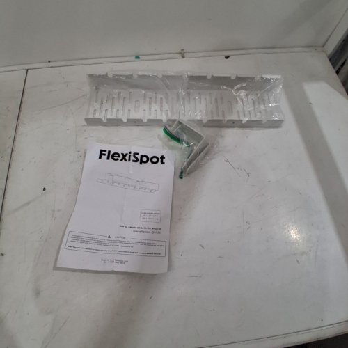 FLEXISPOT METAL CABLE MANAGEMENT TRAY - 19.7" X 4.7" X 3.5" - WHITE (MODEL: CMP502-W) image 2