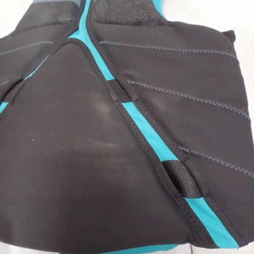 WOMEN'S HYPERLITE NEOPRENE PFD LIFE VEST WITH BUCKLE STRAPS - LARGE - BLACK/GREY/BLUE (MODEL: 3246/1819494) image 3
