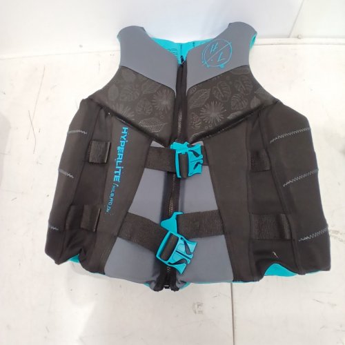 WOMEN'S HYPERLITE NEOPRENE PFD LIFE VEST WITH BUCKLE STRAPS - LARGE - BLACK/GREY/BLUE (MODEL: 3246/1819494) image 5