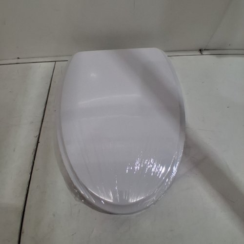 MOKUKII ELONGATED TOILET SEAT, WITH QUICK-ATTACH HARDWARE AND HEAVY DUTY SOFT CLOSE - ROUNDED - - 18.5" - WHITE (MODEL:‎MK308CDA-WHITE) image 3