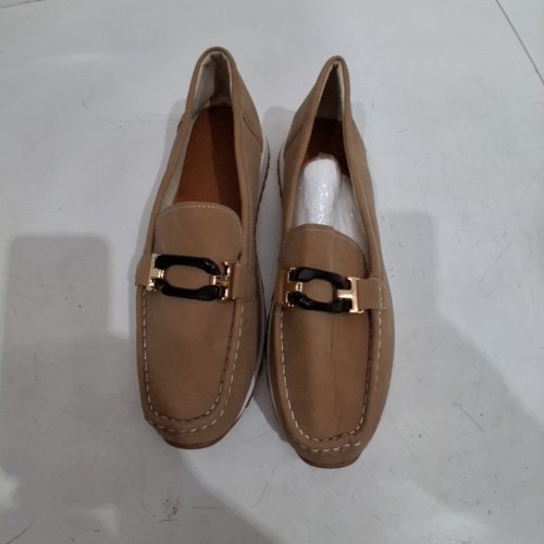 MEN'S HORSEBIT LOAFER SHOES WITH SPORT SHOESOLE - 9.5 - TAN image 3