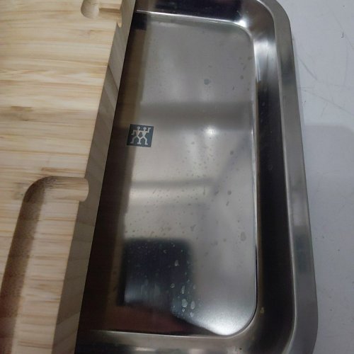 ZWILLING BBQ+ CUTTING BOARD WITH TRAY - 15.6" X 12" - NATURAL (MODEL: 1026185) image 4