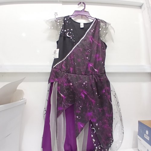 WOMEN'S GOODMARK CELESTIAL ANGEL COSTUME - LARGE - PURPLE/BLACK image 2