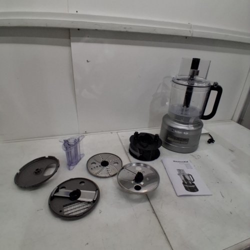 12PC KITCHENAID FOOD PROCESSOR WITH DICING KIT - 13 CUPS CAPACITY - SILVER (MODEL: KFP1319CU) image 3