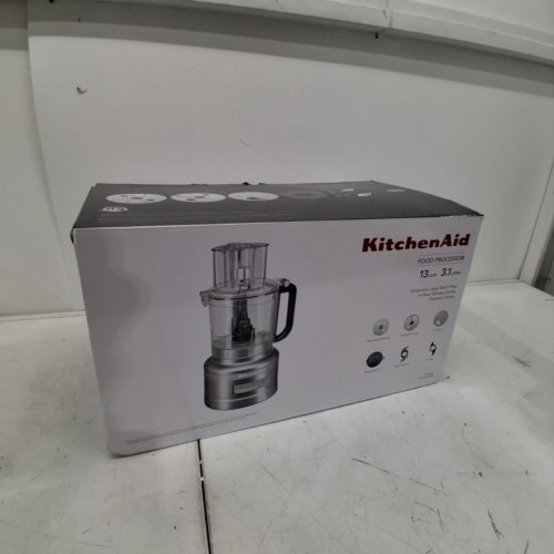 12PC KITCHENAID FOOD PROCESSOR WITH DICING KIT - 13 CUPS CAPACITY - SILVER (MODEL: KFP1319CU) image 9