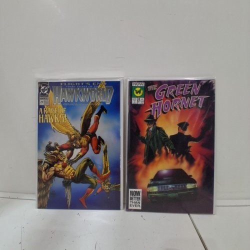 4 ASSTD NOW, AND DC COMIC BOOKS - GREEN HORNET #8, HAWKWORLD #29, TEAM TITANS #4, ECLIPSO #3- VARIOUS AUTHORS image 4