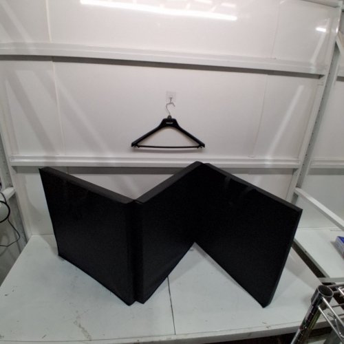 UNBRANDED FOLDING GYMNASTICS MAT - 6FT X 2FT - BLACK image 2